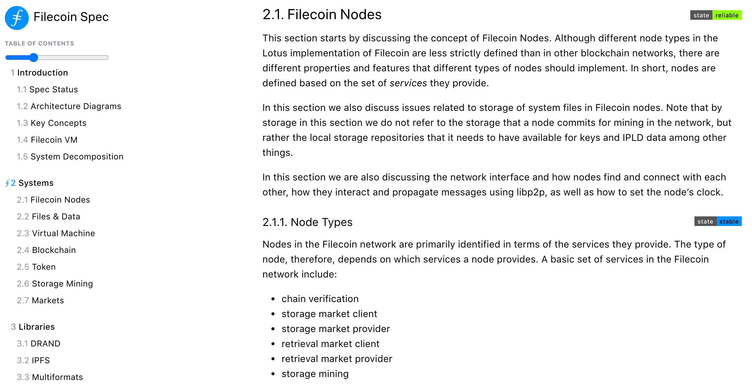 Filecoin Spec Facelift